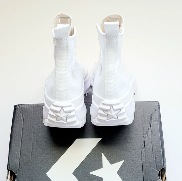 Converse Run Star Hike 'Triple White' Women's 5.5 - Picture 4 of 6
